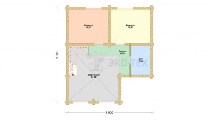Проект дома Джузеппе оцилиндрованное бревно планировка