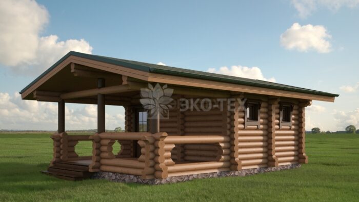 Проект дома Добрая оцилиндрованное бревно