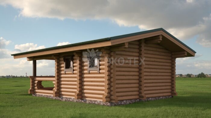 Проект дома Добрая оцилиндрованное бревно