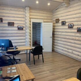 Выставка деревянных домов Эко-Тех — МКАД 65 км. фото ТЦ «Синдика»