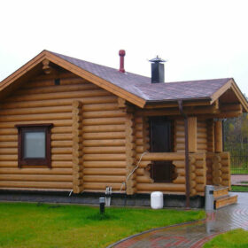 Наружная отделка деревянных бань