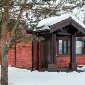 Фото баня из клееного бруса