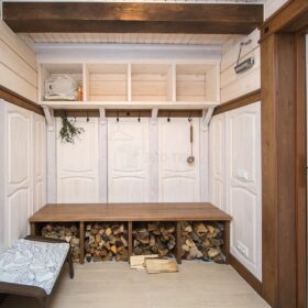 Фото баня из клееного бруса