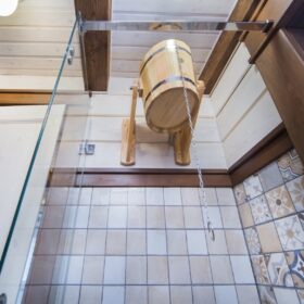 Фото баня из клееного бруса