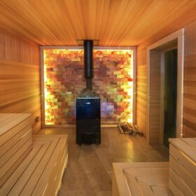 Фото баня из клееного бруса