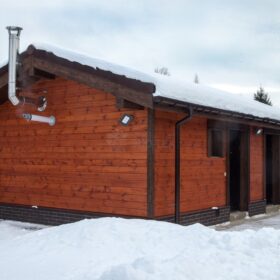 Фото баня из клееного бруса