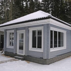 Фото беседка из клееного бруса