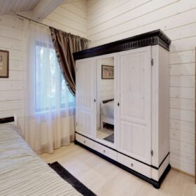 Фото дом из клееного бруса по проекту "Бунырево"