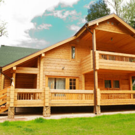 Строительство домов из клееного бруса