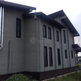 Фото деревянный дом из клееного бруса по проекту "Дипломат"