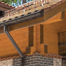 Фото дом с бассейном и спортзалом из клееного бруса