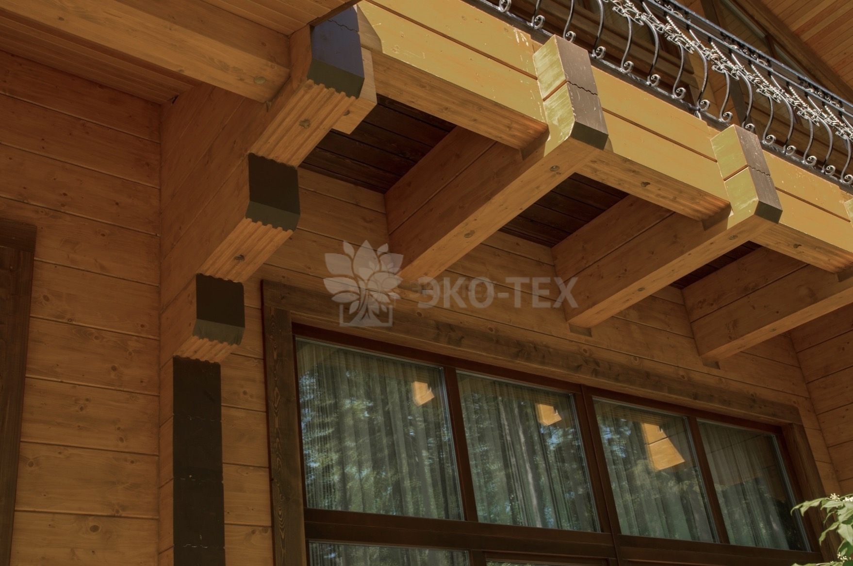 Фото дом с бассейном и спортзалом из клееного бруса