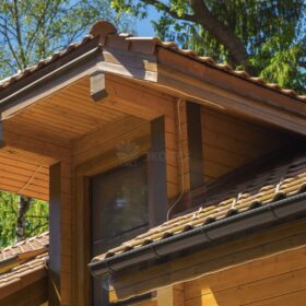 Фото дом с бассейном и спортзалом из клееного бруса