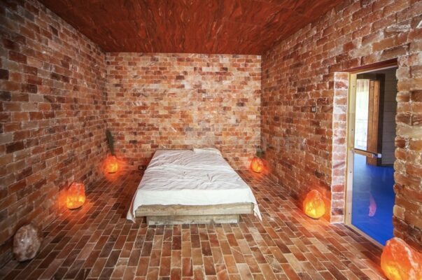 Фото дом с бассейном и спортзалом из клееного бруса