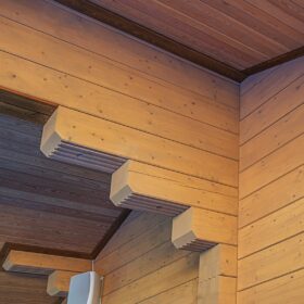 Фото дом с бассейном и спортзалом из клееного бруса