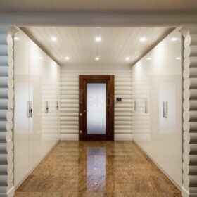 Фото дом из оцилиндрованного бревна