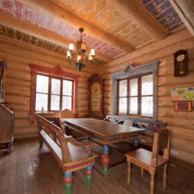 Фото изба из рубленного бревна