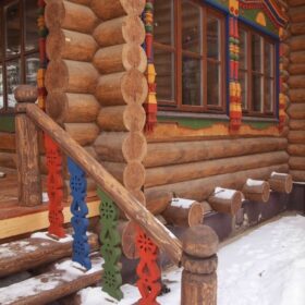 Фото изба из рубленного бревна