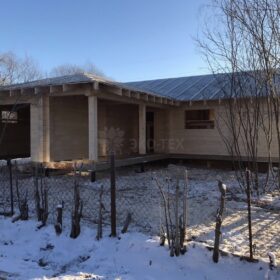 Фото дома из клееного бруса