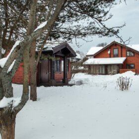 Фото дома из клееного бруса