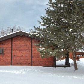 Фото дома из клееного бруса