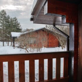 Фото дома из клееного бруса