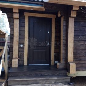 Фото дома из клееного бруса