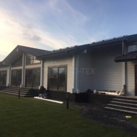 Фото дома из клееного бруса