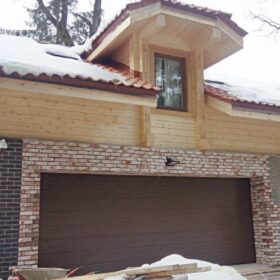 Фото дома из клееного бруса