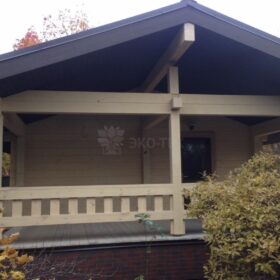 Фото дома из клееного бруса