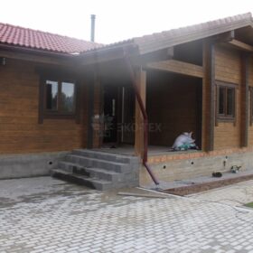 Фото дома из клееного бруса