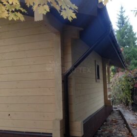 Фото дома из клееного бруса