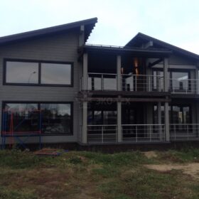 Фото дома из клееного бруса