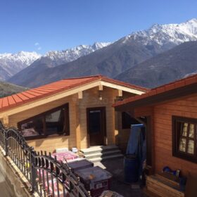 Фото дома из клееного бруса