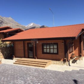 Фото дома из клееного бруса