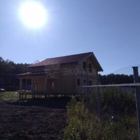 Фото дома из клееного бруса