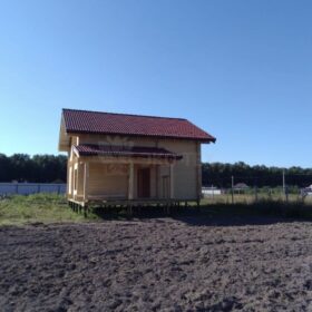 Фото дома из клееного бруса