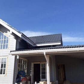 Фото дома из клееного бруса