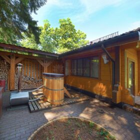 Фото дома из клееного бруса