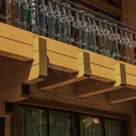 Фото дома из клееного бруса