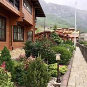 Фото дома из клееного бруса