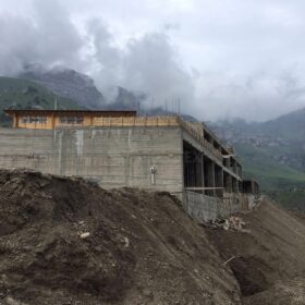 Фото дома из клееного бруса