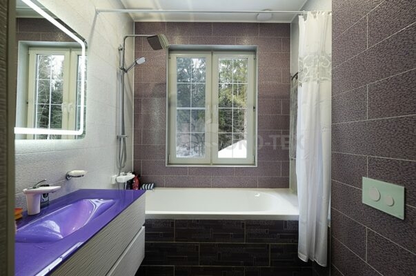 Фото деревянный дом из клееного бруса по проекту "Крым"