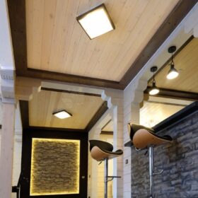 Фото деревянный дом из клееного бруса по проекту "Крым"