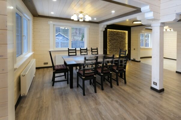 Фото деревянный дом из клееного бруса по проекту "Крым"