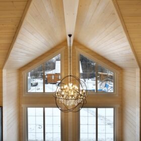 Фото деревянный дом из клееного бруса по проекту "Крым"