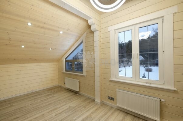 Фото деревянный дом из клееного бруса по проекту "Крым"