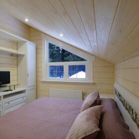 Фото деревянный дом из клееного бруса по проекту "Крым"