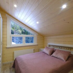 Фото деревянный дом из клееного бруса по проекту "Крым"