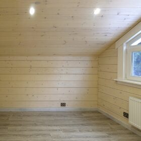 Фото деревянный дом из клееного бруса по проекту "Крым"